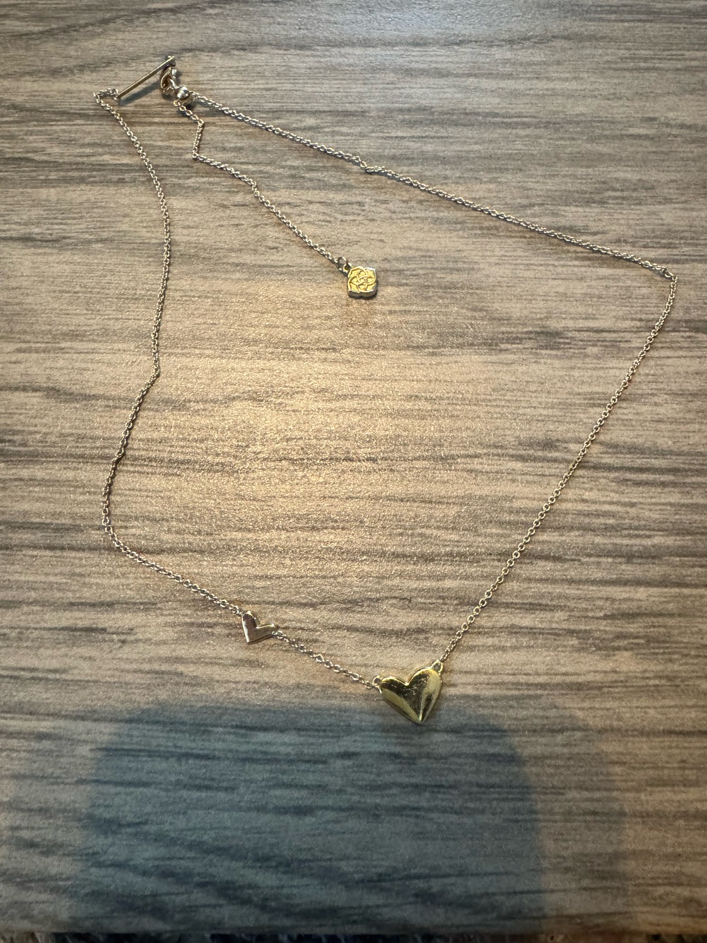 Kendra Scott Gold Heart Layered Necklace